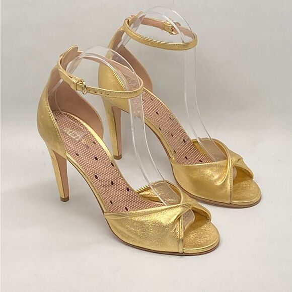 Red Valentino Leather Stilleto Sandals size 36.5 - Picture 5 of 10